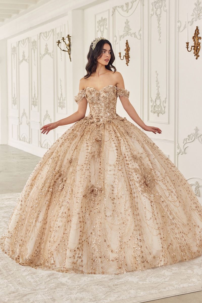 Ladivine 15712 DRESS CHAMPAGNE / L