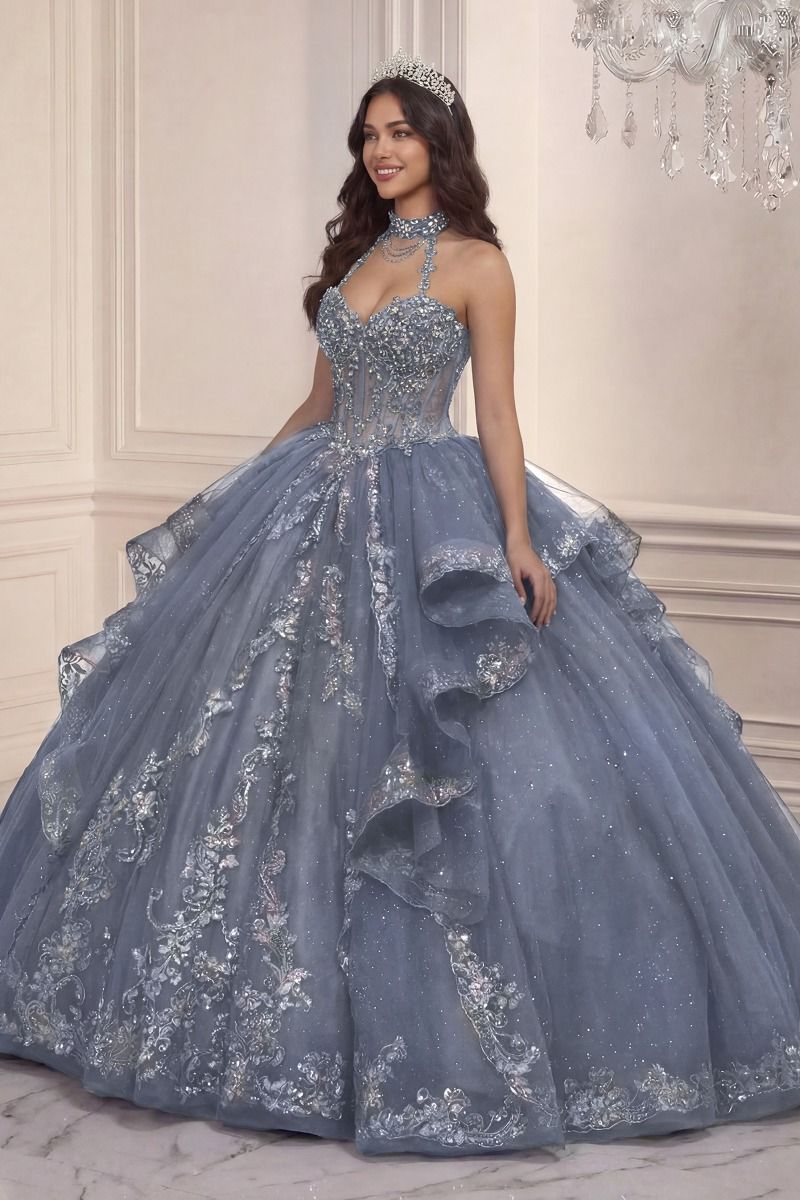 dusty blue quinceanera dresses Ladivine 15741 Embellished Ball Gown Dress Adorned with intricate beadwork status:Active Alberto Torresi Men's Black Select Pant Waist Size:30