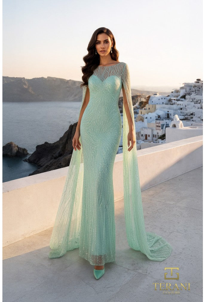 sheer illusion dress Off-The-Shoulder Neckline with Sheer Illusion Sleeves and A Corseted Bodice. 6 / Off White-Nude