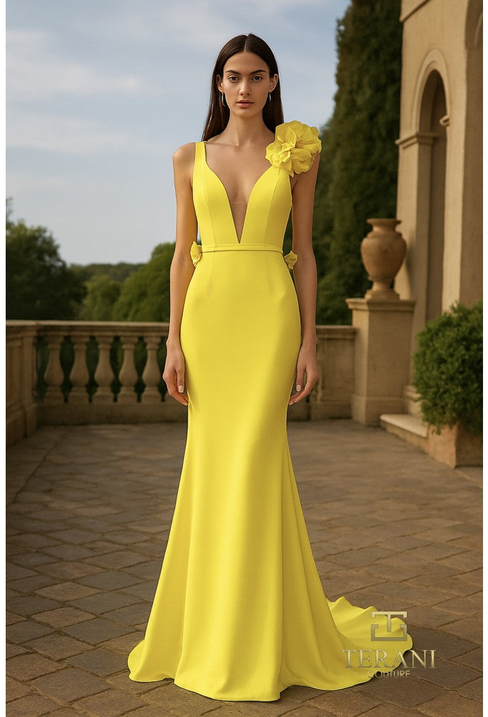 citrine bridesmaid dresses Terani 261P6061 Dress