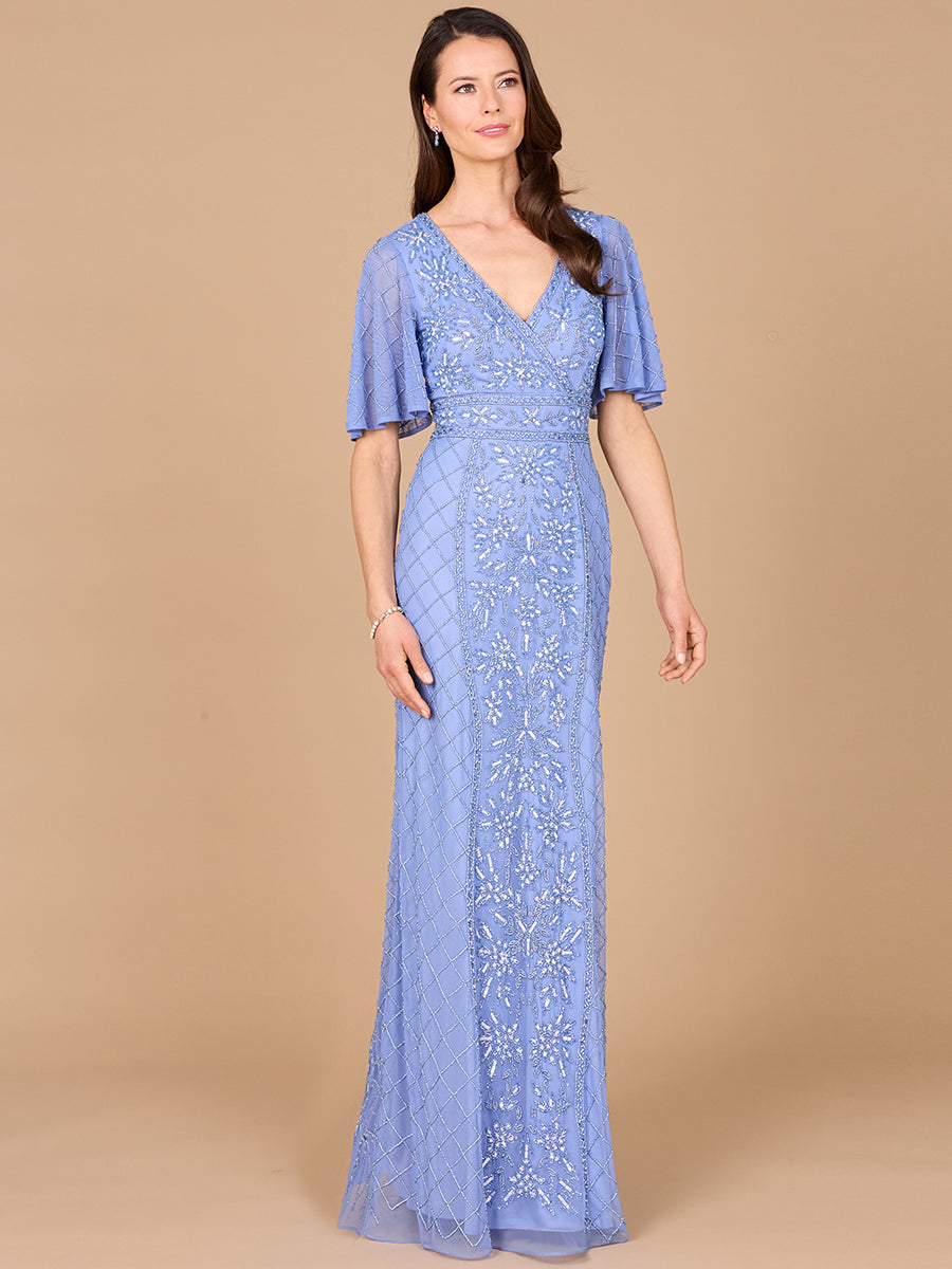 lara dresses new york Designs 29051 Womens Lara Beaded Lara New York Beaded Long