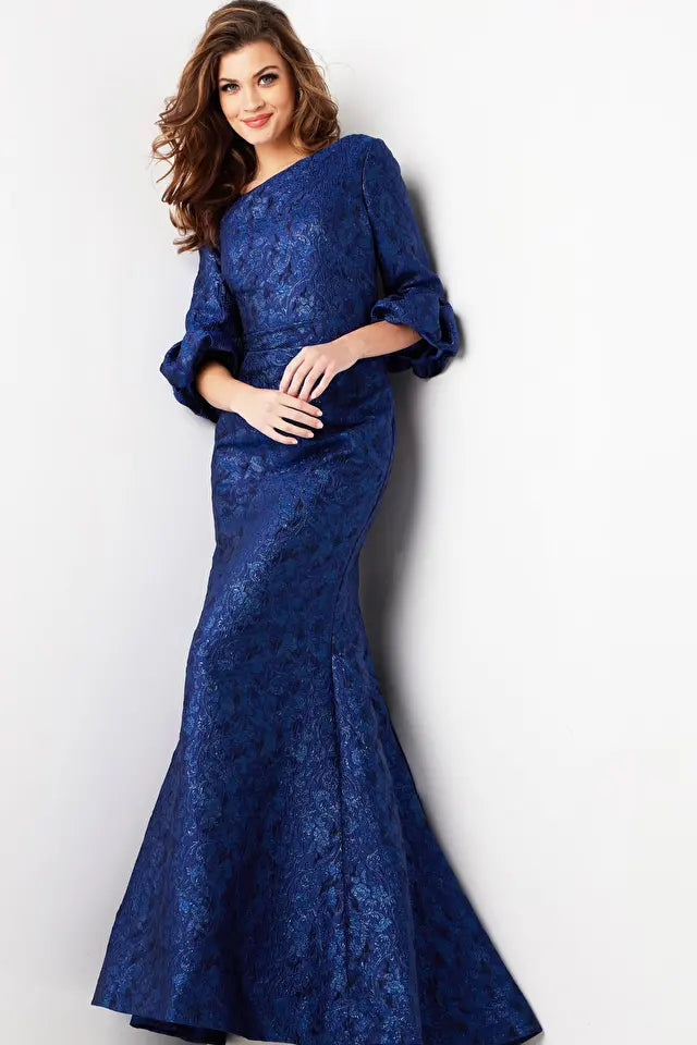 jovani navy blue mermaid dress Jovani 38791 Prom Dress - Navy