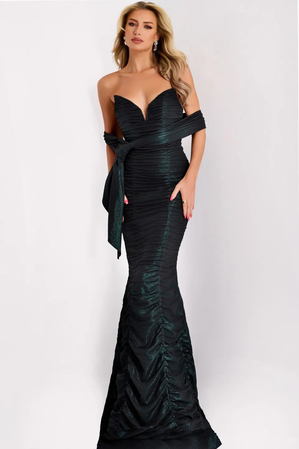 Jovani 44414 Dress BLACK/NAVY / 8