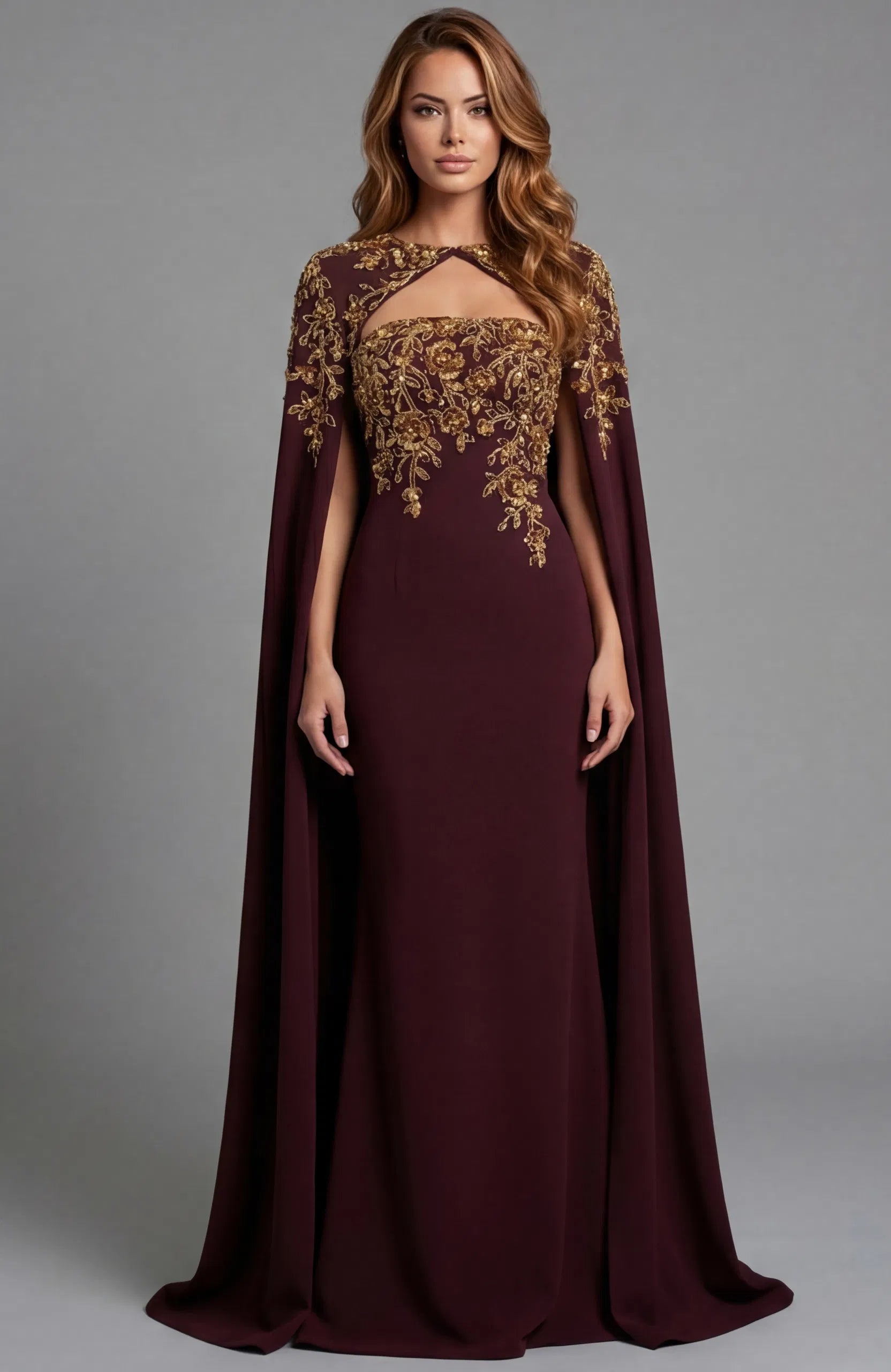 jovani mother of the bride dresses Jovani 45582 Straight Across Cape Sleeve Sheath Mother of the Bride Dress NAVY/NAVY / 4