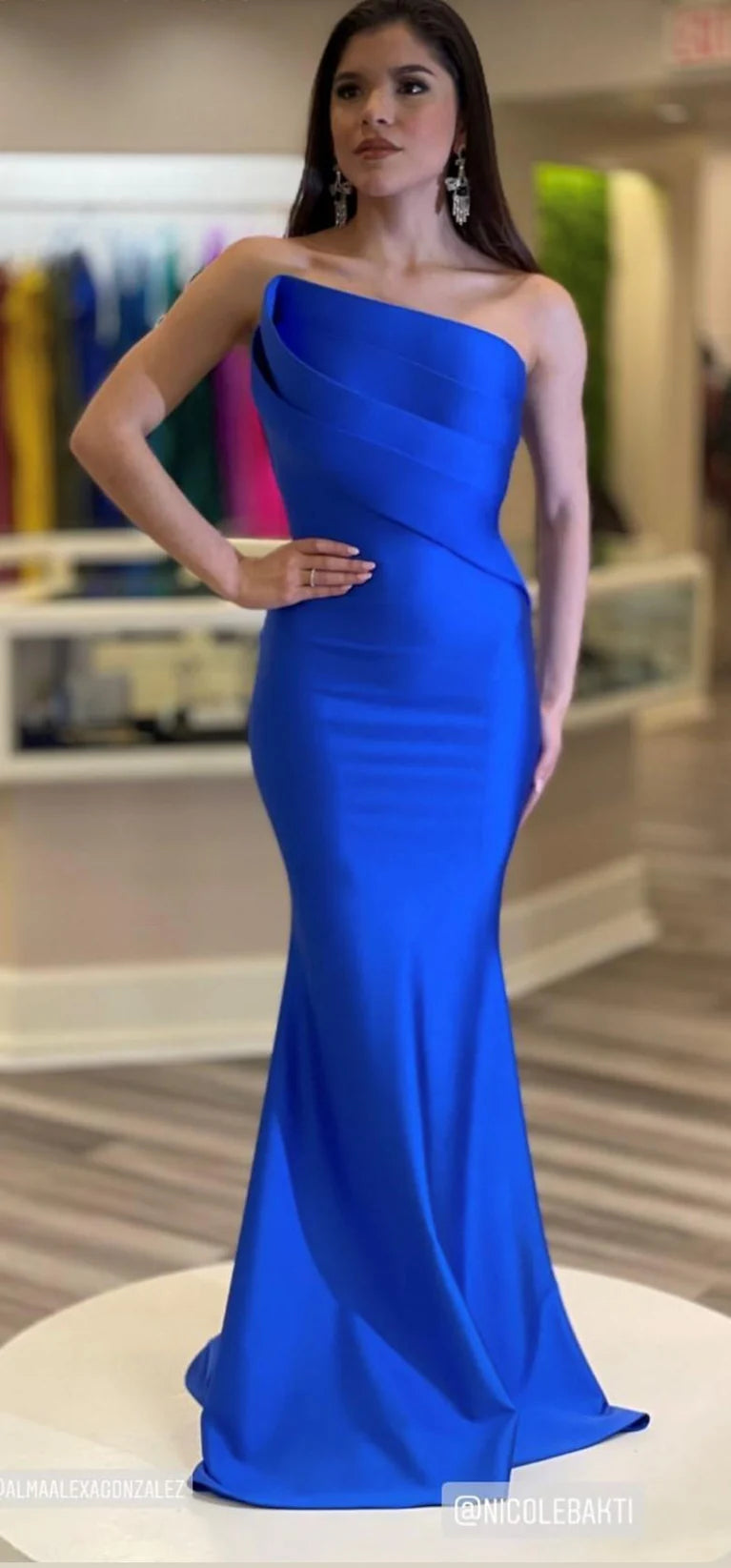 Nicole Bakti 7082 Dress 2 / Apple Green