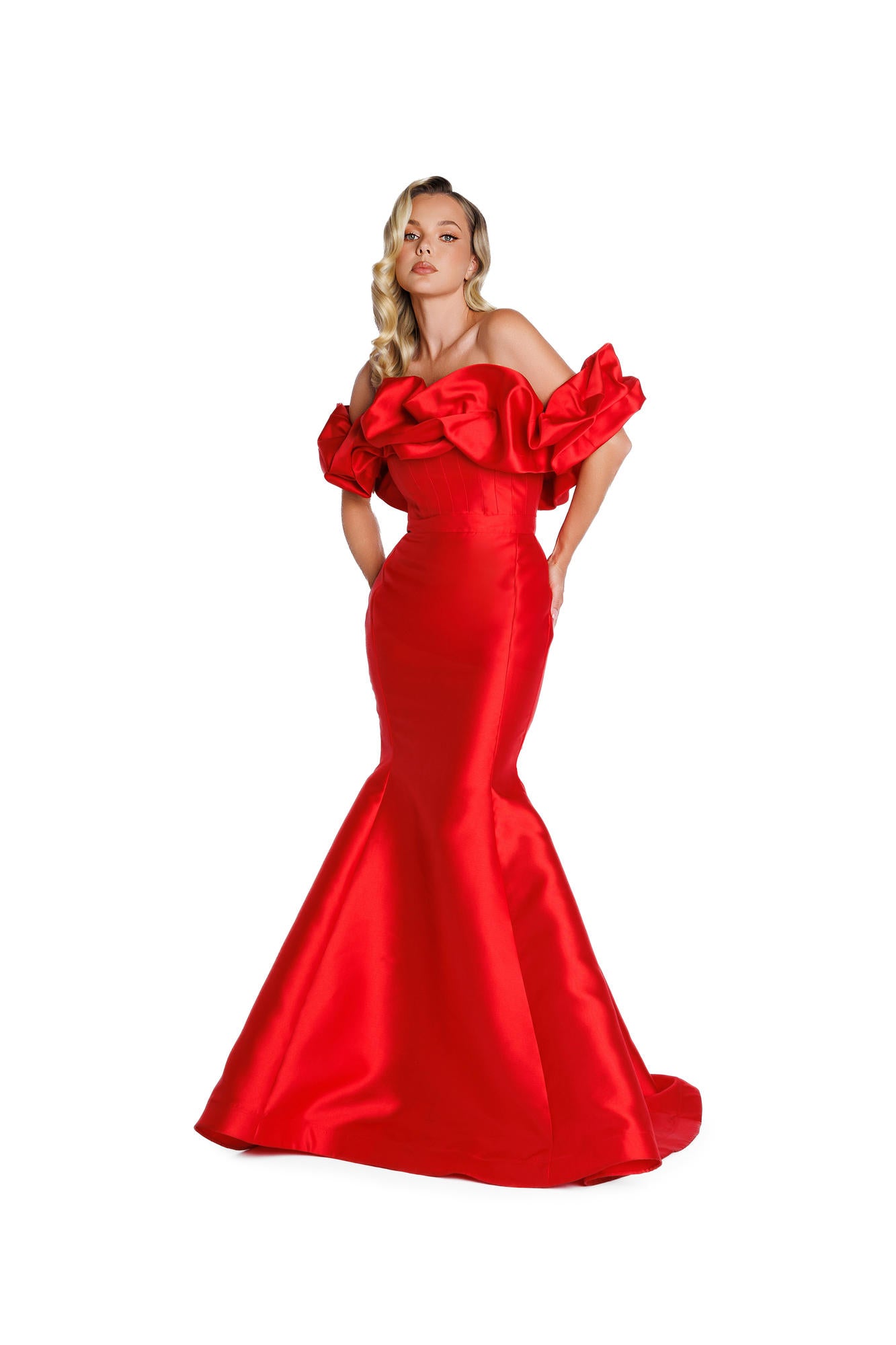 Nicole Bakti 7379 Dress 10 / Hunter