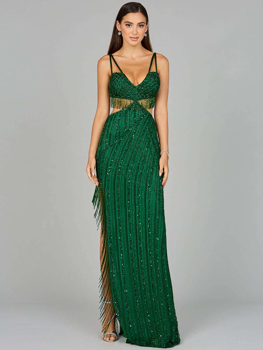 Lara 9957 Dress Emerald / 8