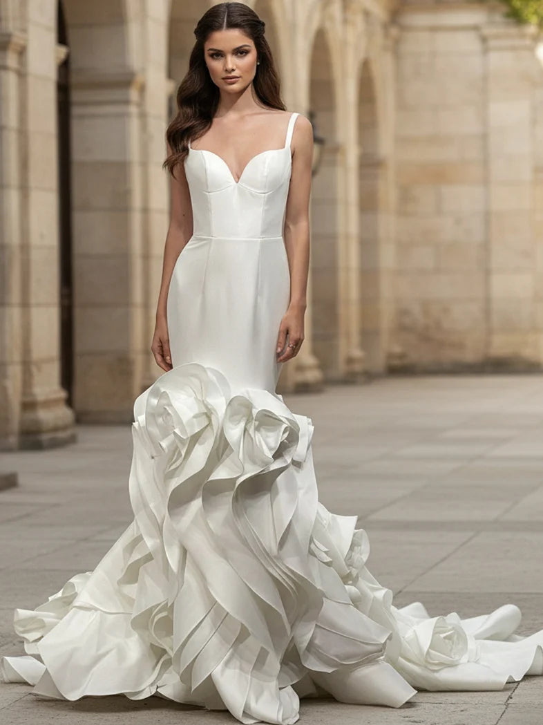 Jovani JB45569 Sweetheart Sleeveless Corset Bridal Dress OFF-WHITE / 10