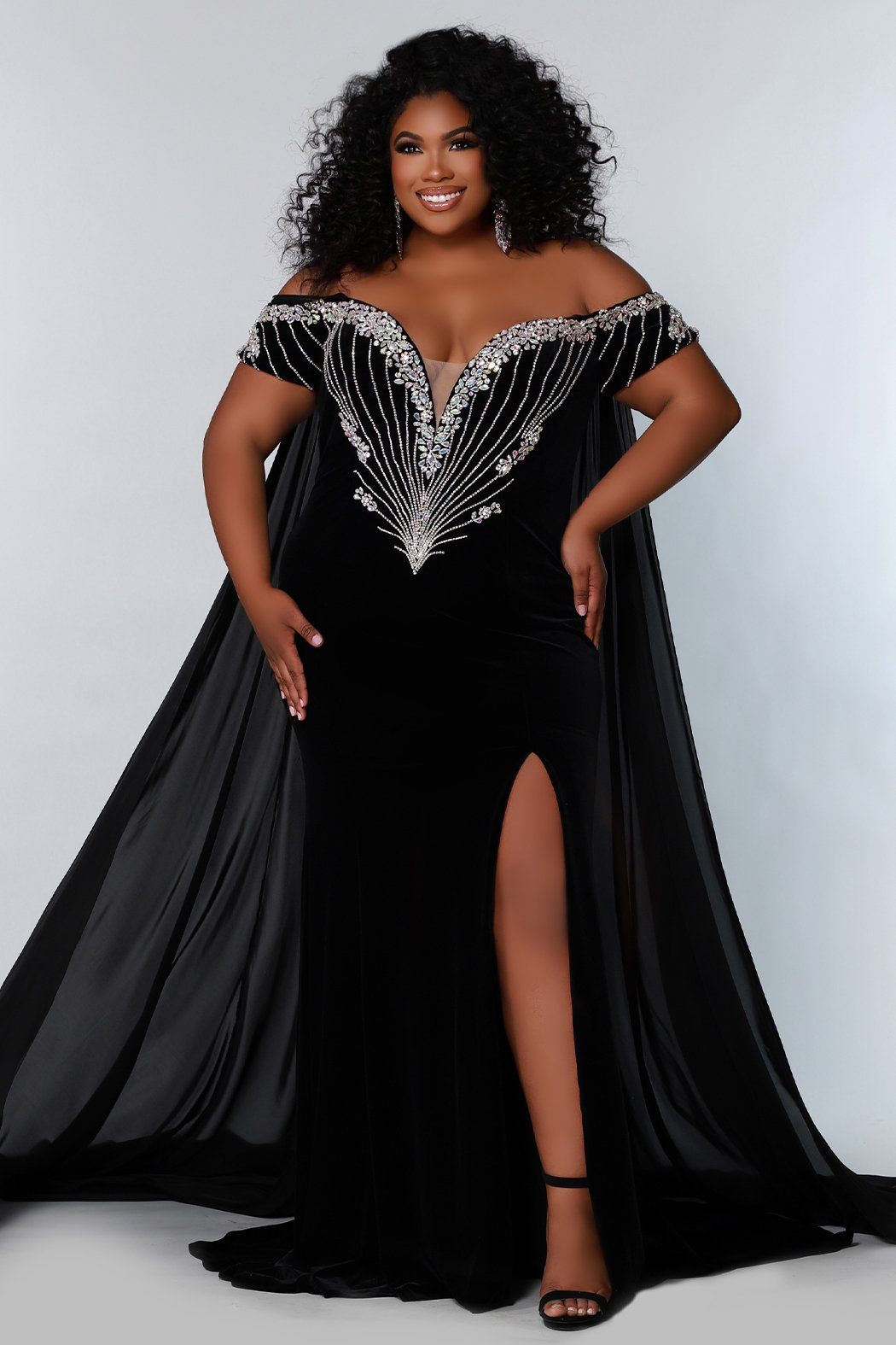 plus size formal mardi gras dresses Sydneys Closet JK2202 Prom Dress - Crimson