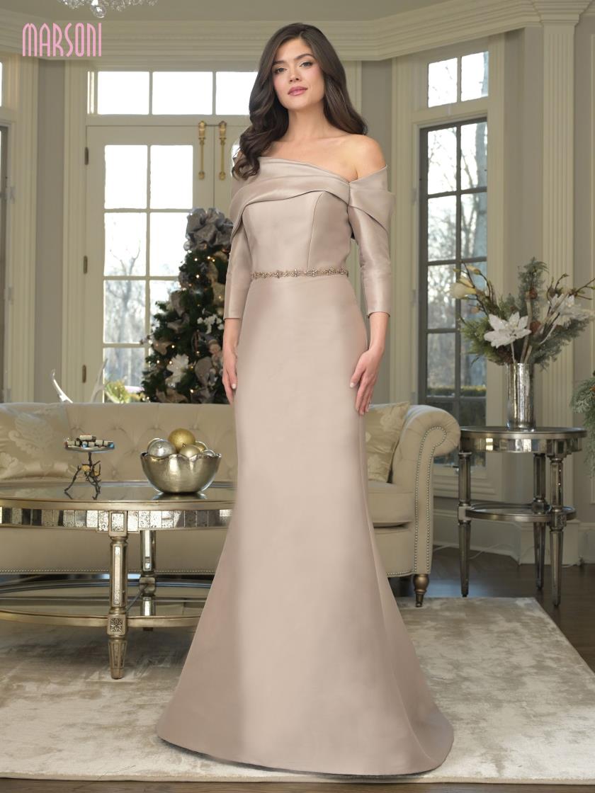 Marsoni MV1375 Long Formal Dress Wine / 14