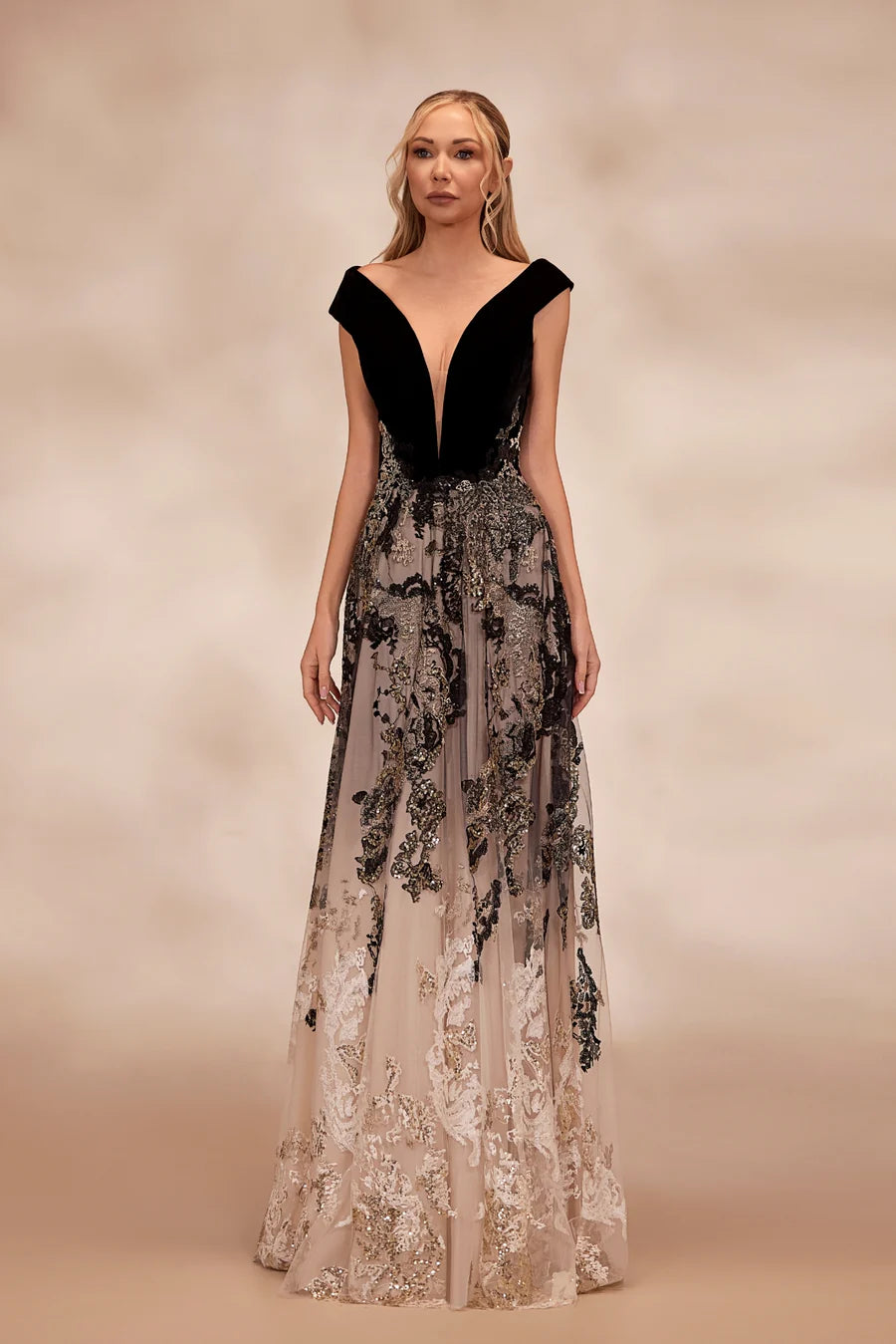 Reverie Couture FW8 Prom Dress - Black/White | NewYorkDress Reverie Couture FW8 Prom Dress - Black/White | NewYorkDress