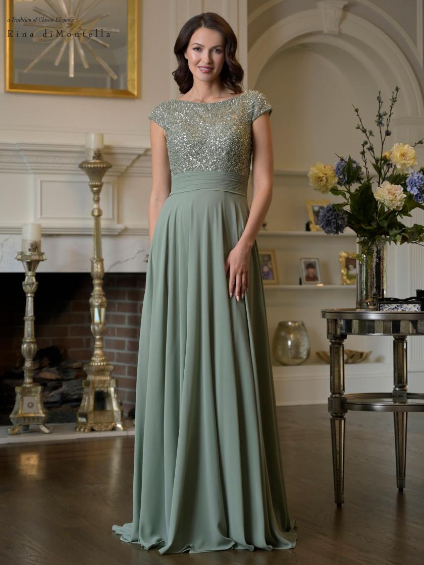 cap sleeve formal dresses Rina Di Montella RD3419 Boat Neck A-Line Mother of the Bride Dress Size:AU24 Men's Gray Embossed Leather structured presence natural fabric