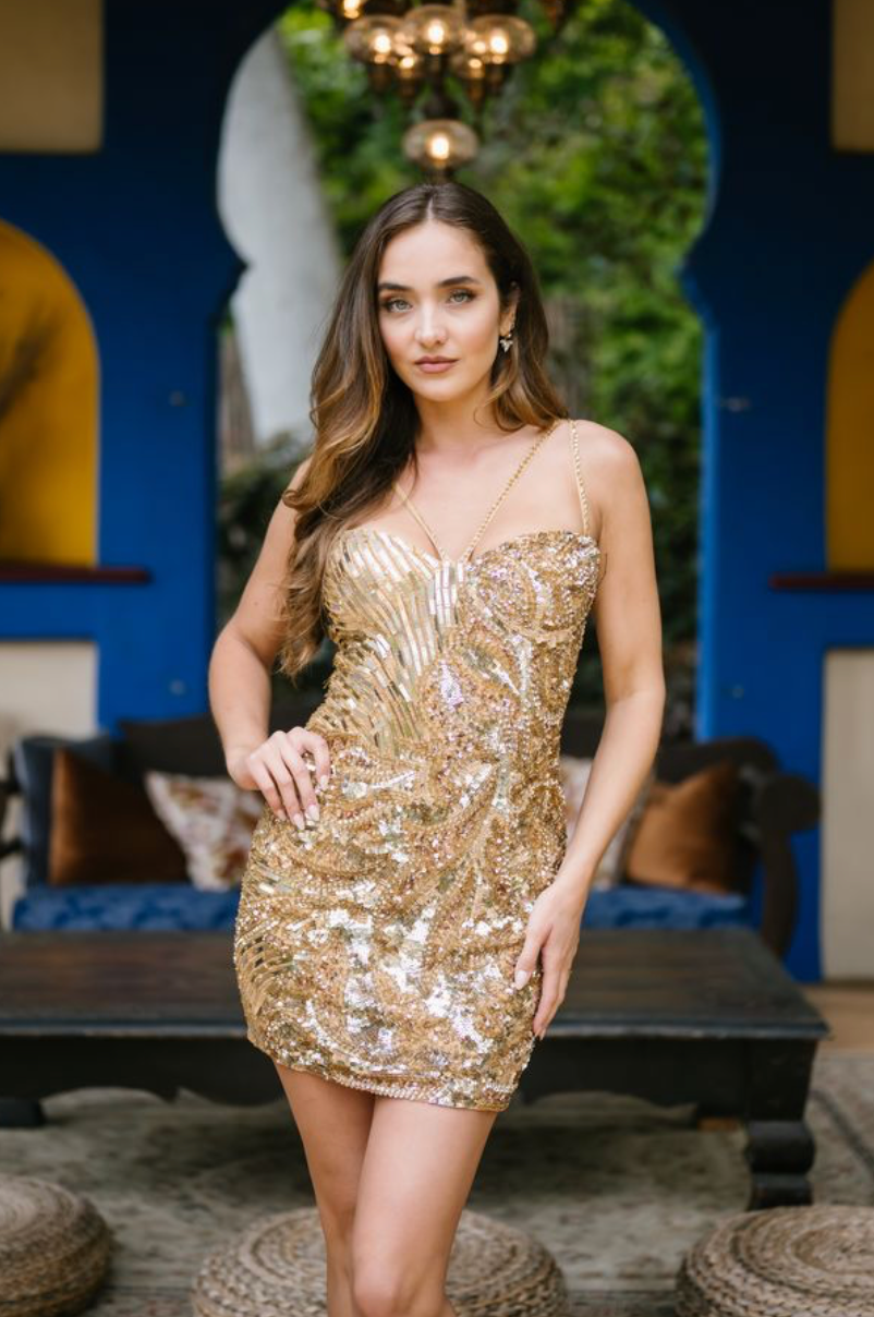 aleta gold dress Aleta Dress 1287