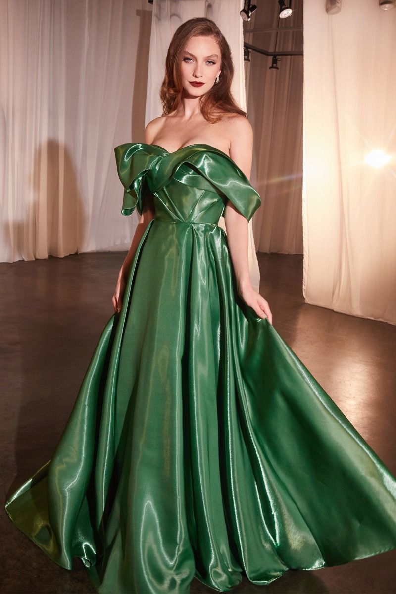 Ladivine CD801 Prom Dress - Emerald | NewYorkDress Ladivine CD801 Prom Dress - Emerald | NewYorkDress