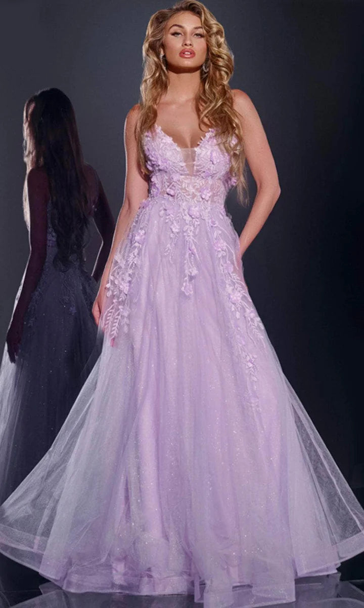 Jovani 40472 Long Prom Dress Black / 0