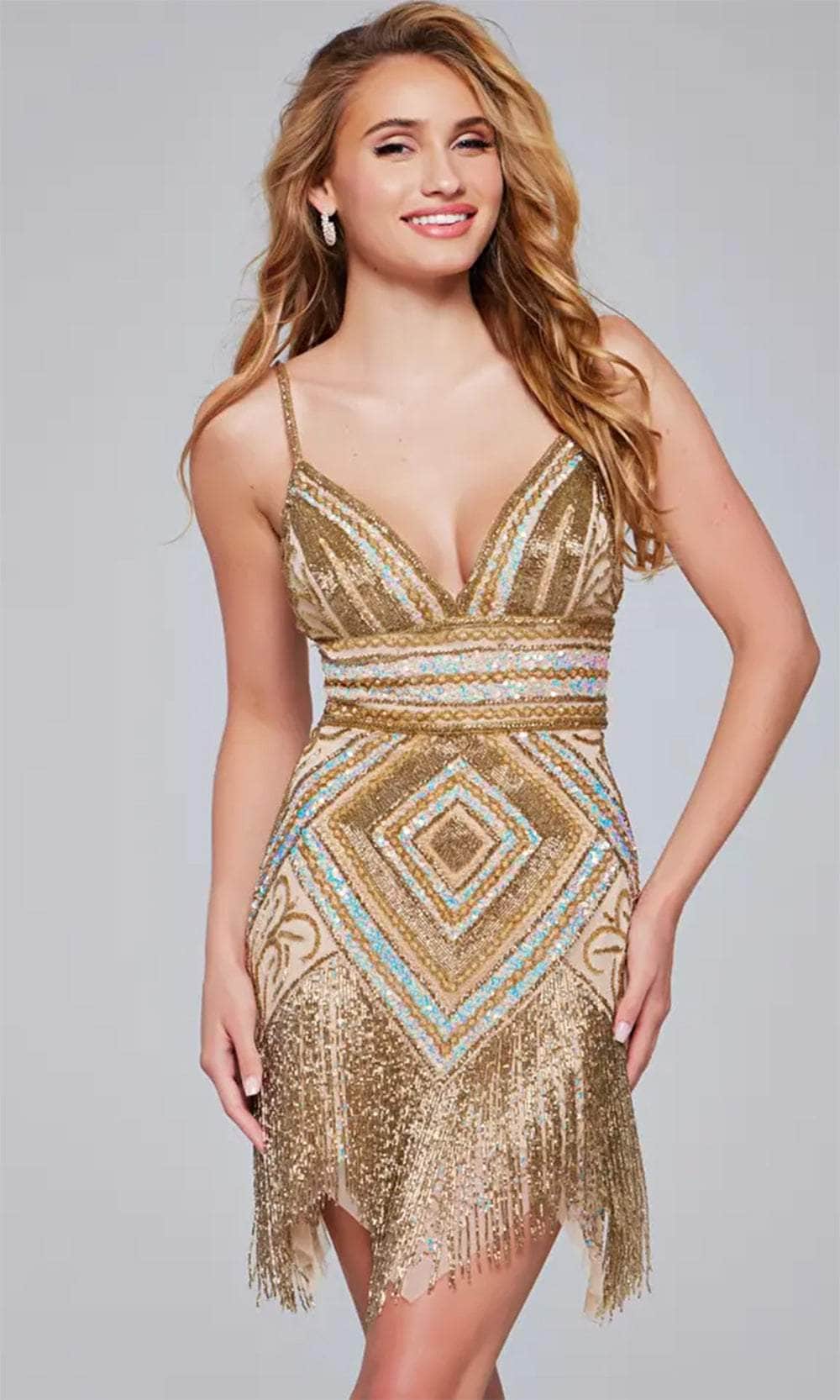 strapless open back dress Jovani 41101 DRESS