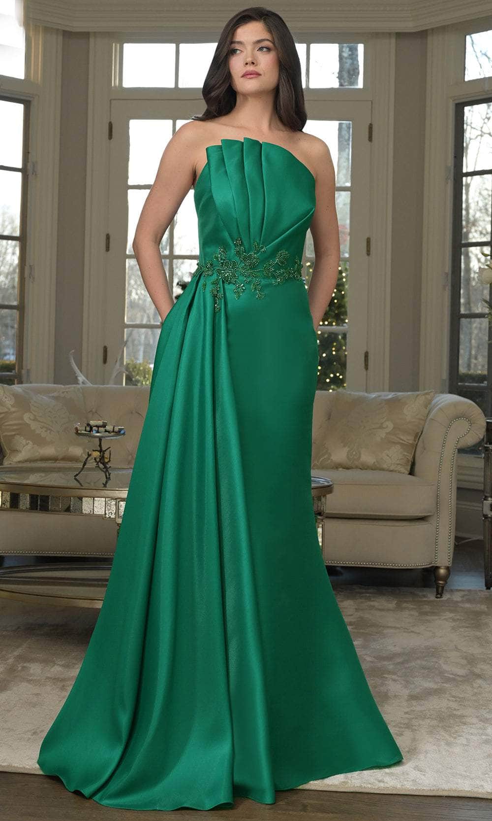 Marsoni MV1356 Prom Dress - Emerald | NewYorkDress