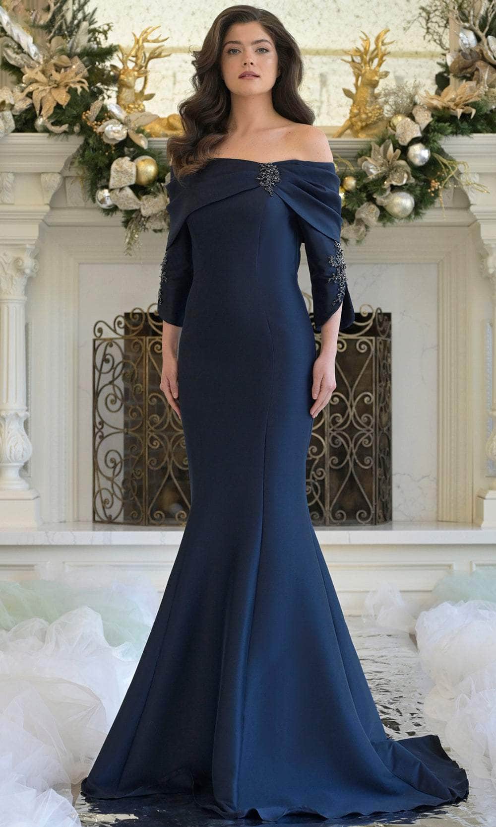 Marsoni MV1360 Prom Dress - Navy