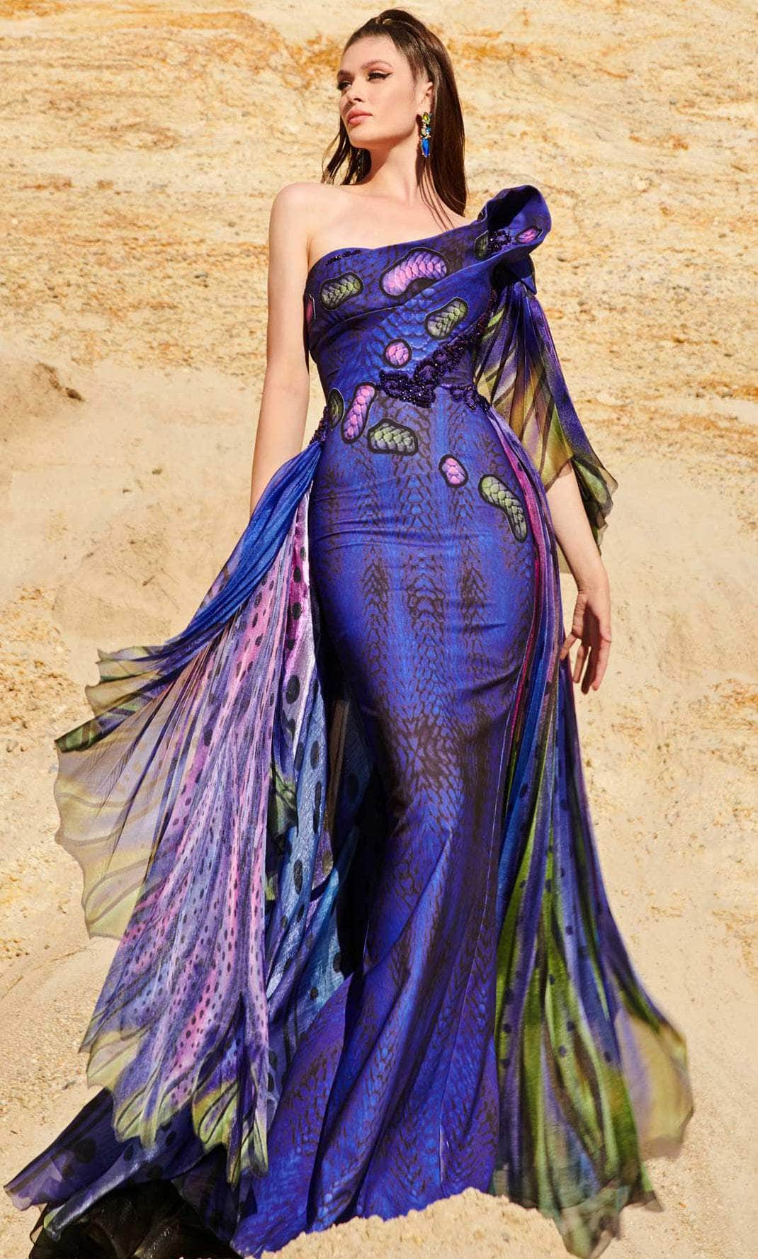 FOUAD SARKIS 2783 Dress PURPLE / 16