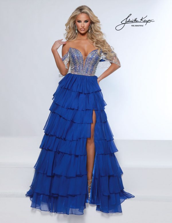 Johnathan Kayne 3143 Dress, Royal / 6 Johnathan Kayne 3143 Dress, Royal / 6