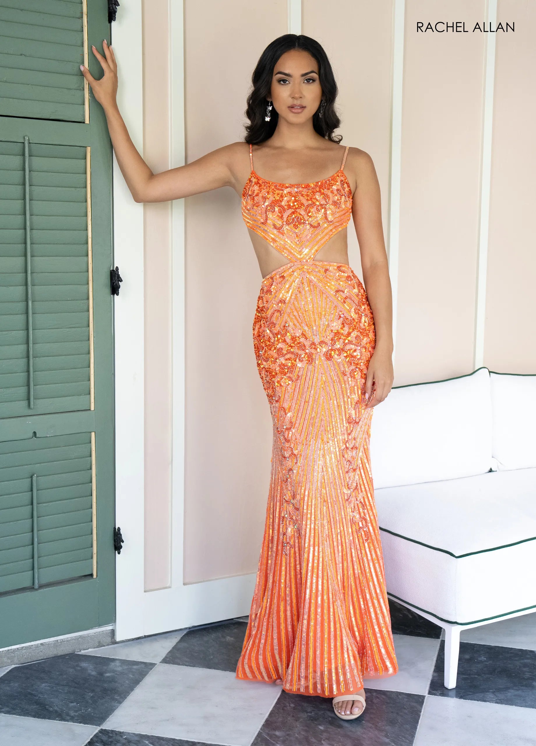 Rachel Allan 71007 Beaded Tulle Mermaid Prom Dress 2026 | FOSTANI Rachel Allan 71007 Beaded Tulle Mermaid Prom Dress 2026 | FOSTANI