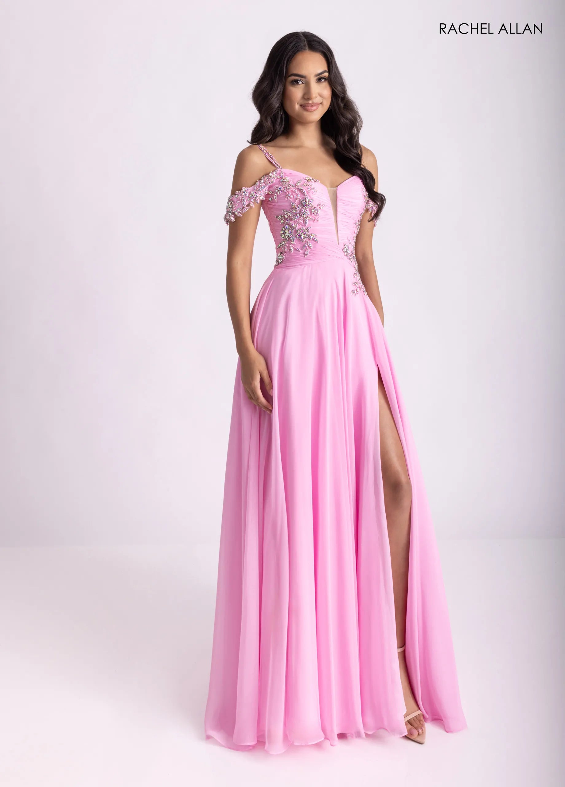 Rachel Allan 70951 Prom Dress - Pink