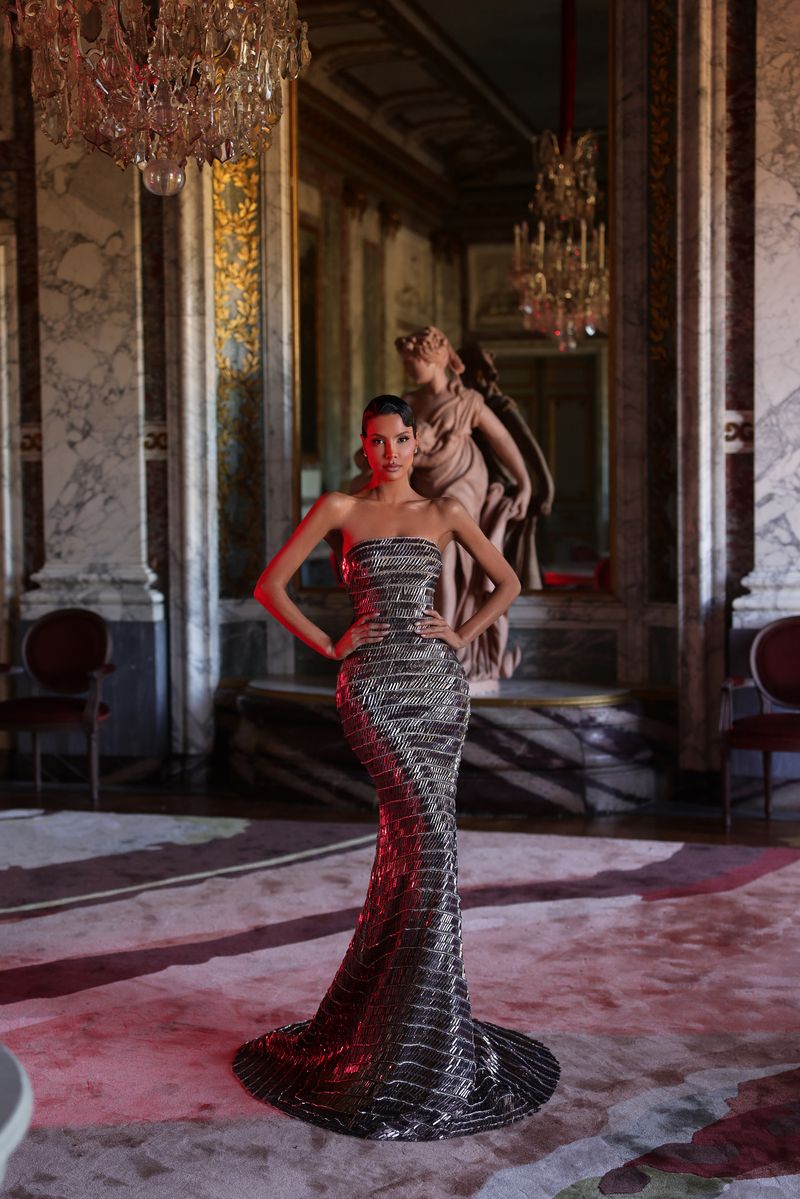 halter dress with bolero Chic & Holland PH120143 Strapless Couture junior bridesmaid dresses