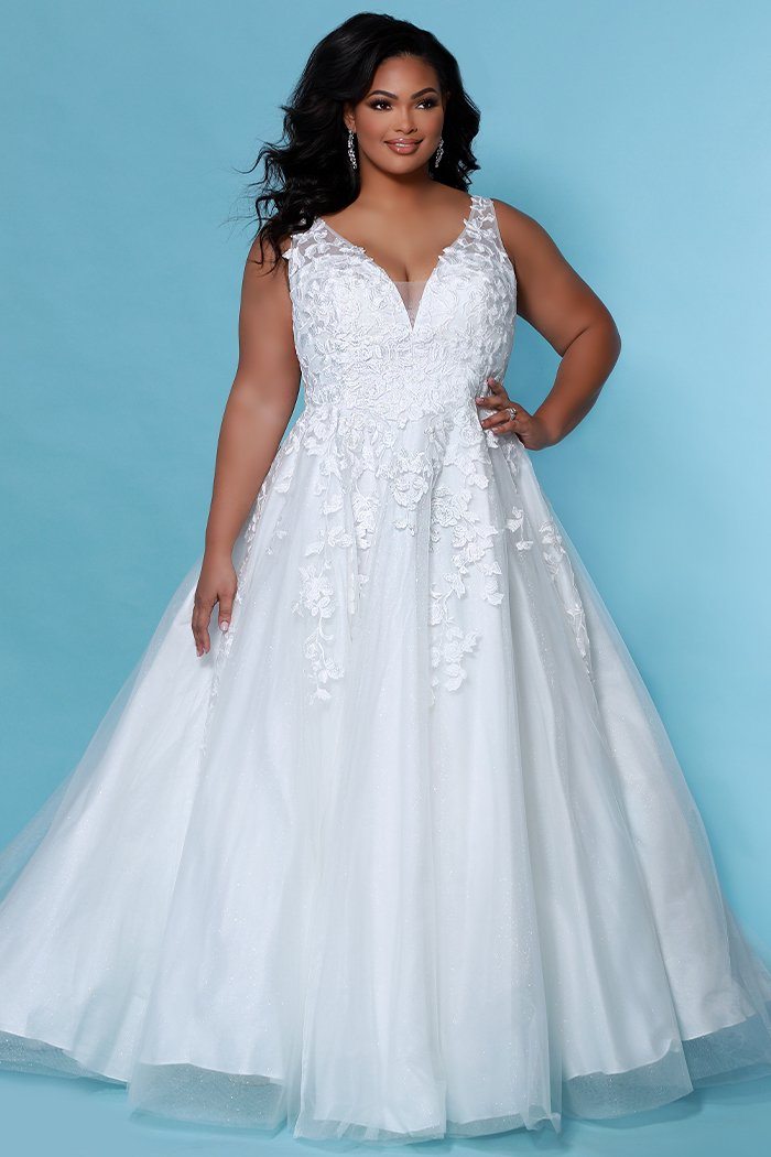 Sydney's Closet sc5259 Dress Ivory / 22