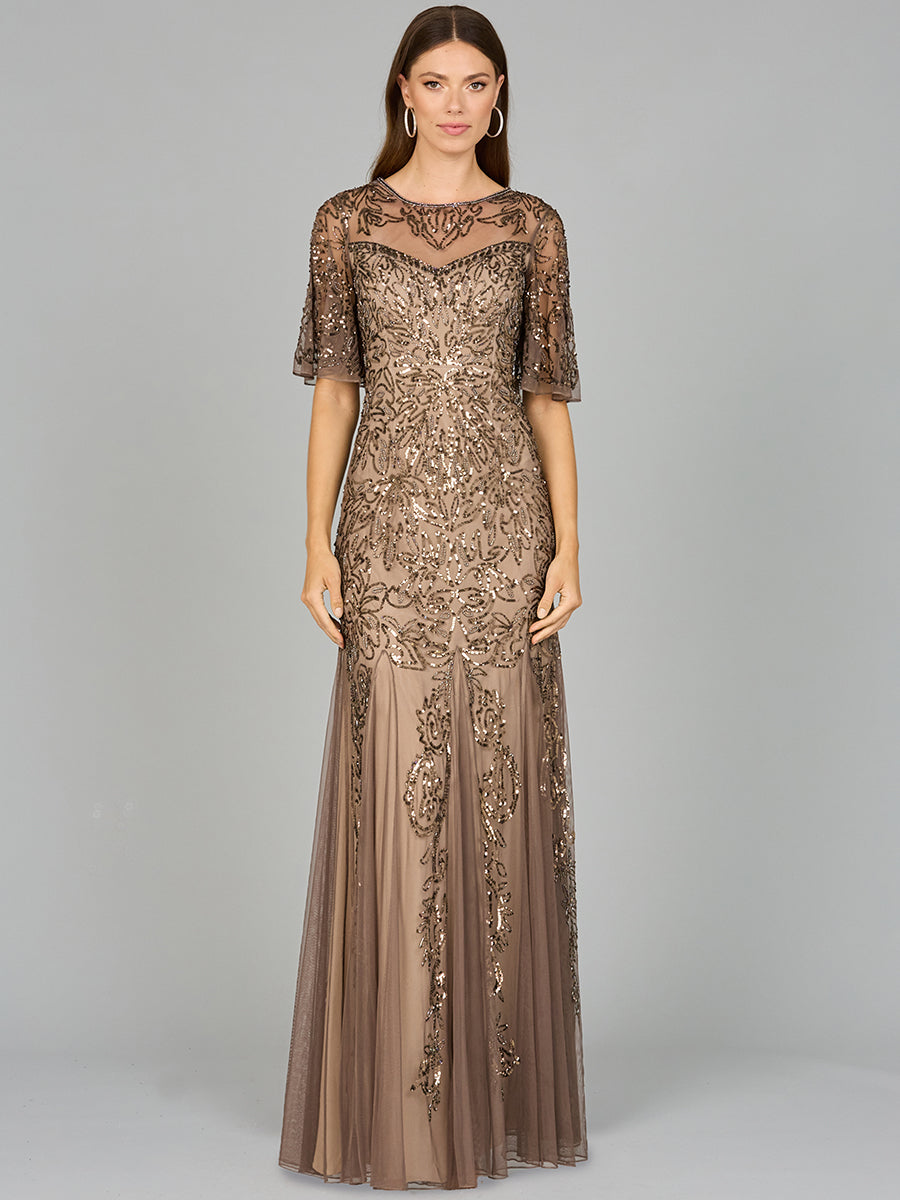 Lara 29092 Dress Bronze / 4 Lara 29092 Dress Bronze / 4