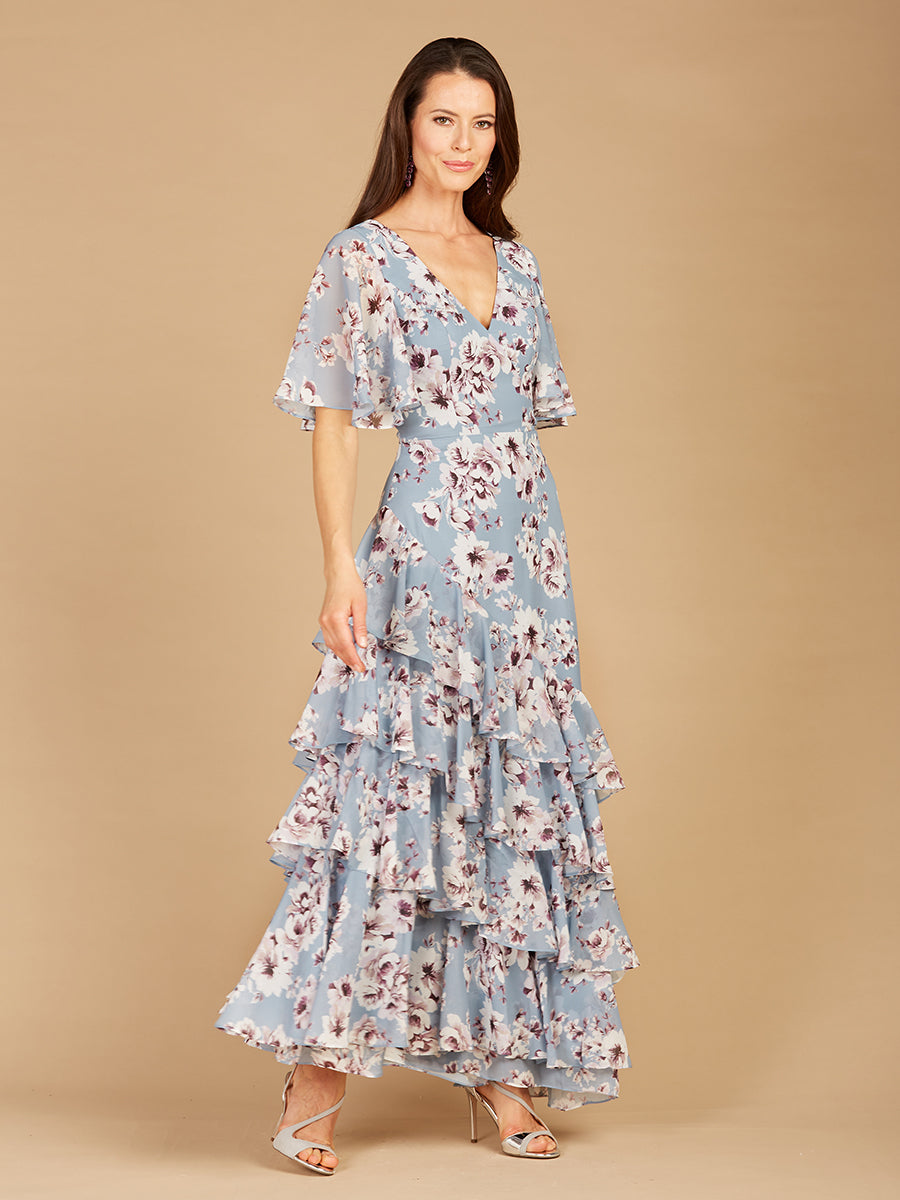 chinese dress ladies Lara Strapless Polka Dot Tulle Maxi Dress
