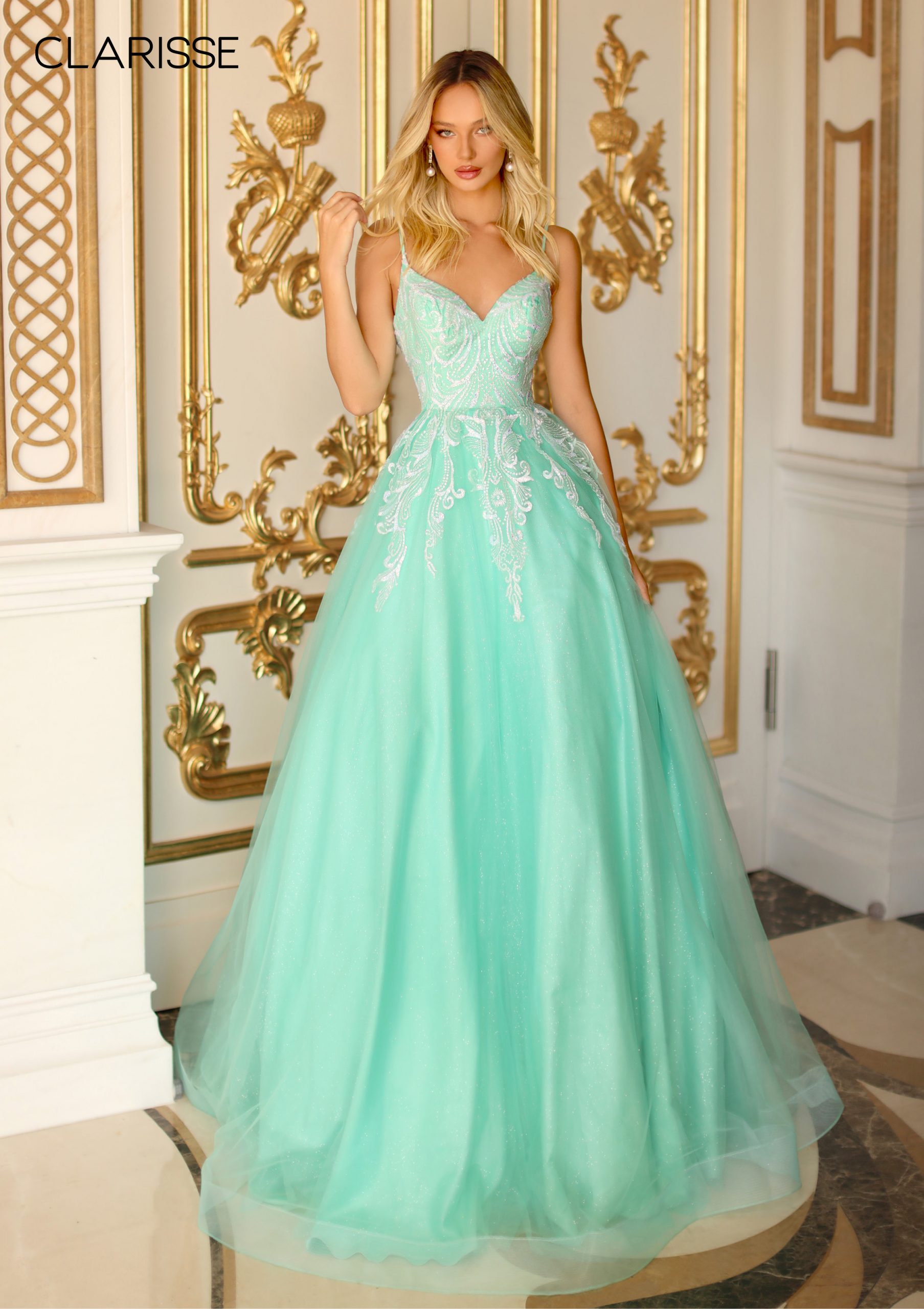 Clarisse Blue Prom Dress