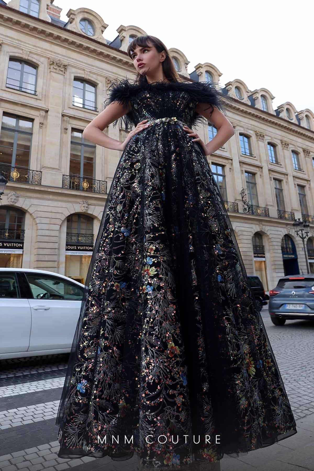 MNM Couture K4021 Dress, Black / 14