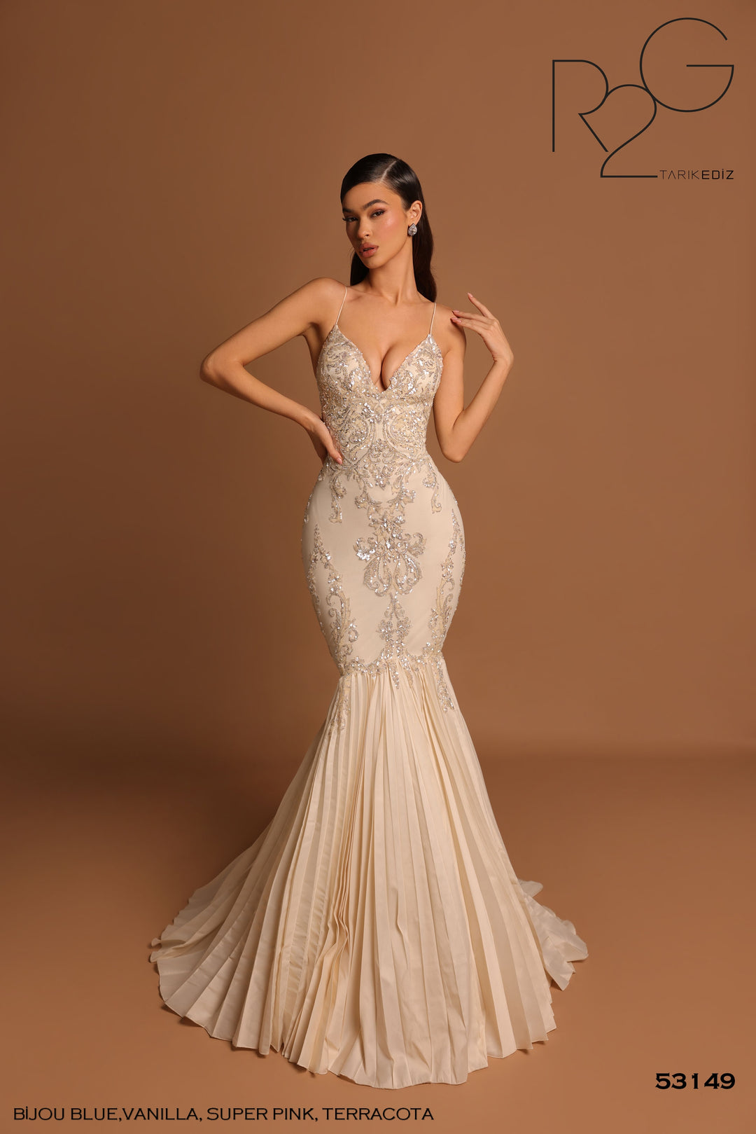 TARIK EDIZ 53149 DRESS - FOSTANI