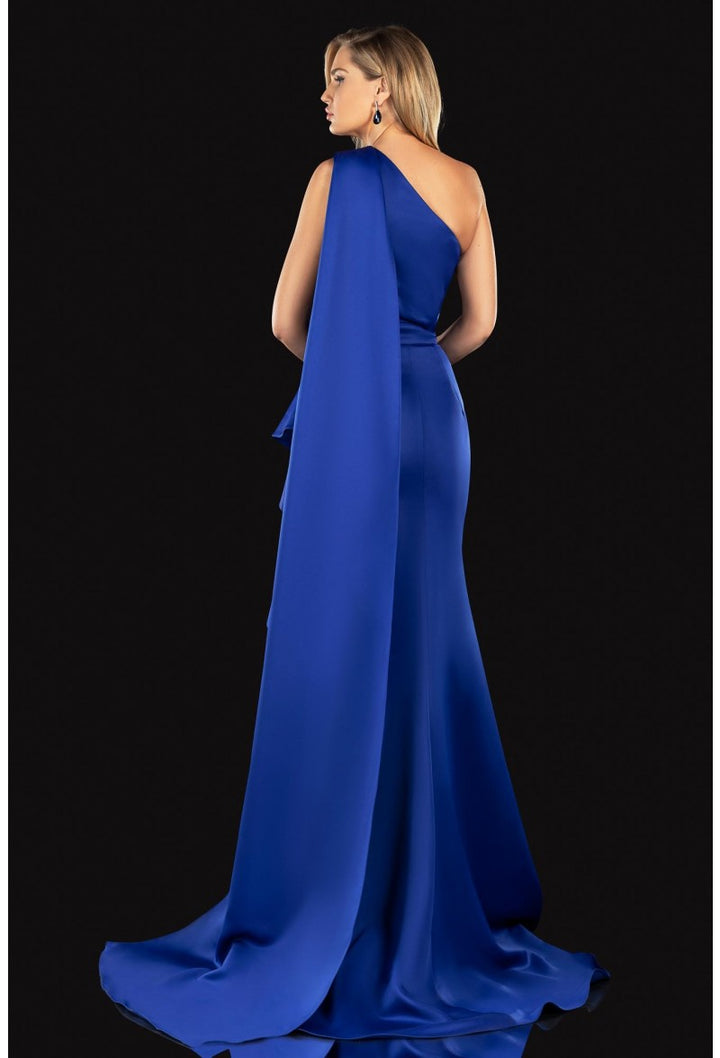 TERANI COUTURE  2021E2839  ONE SHOULDER DRESS - FOSTANI