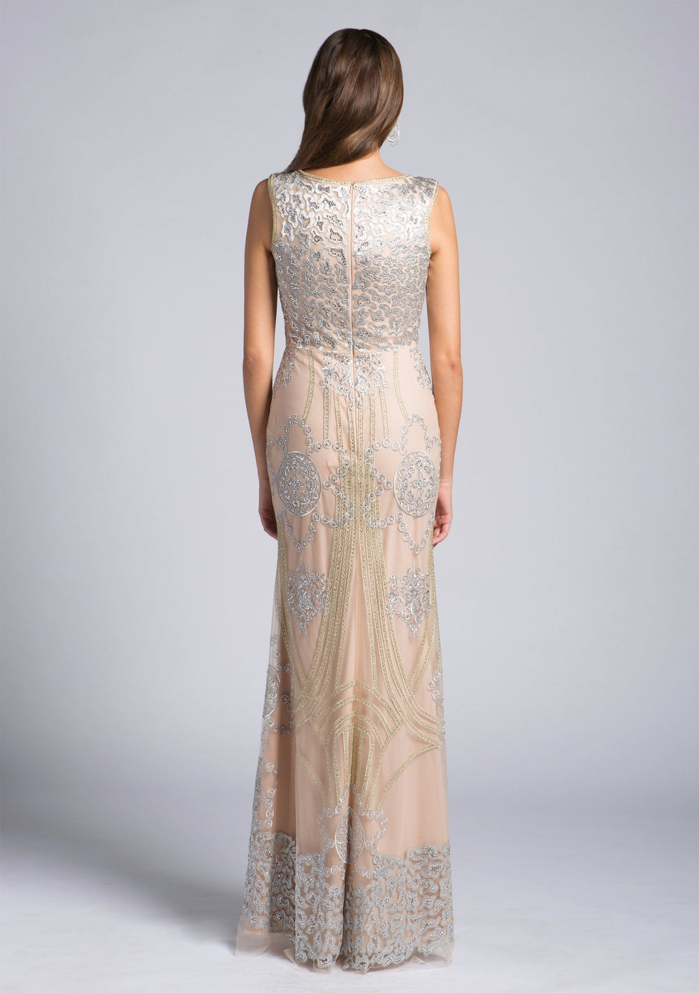 Lara 33622 - Lace Beaded Gown - FOSTANI