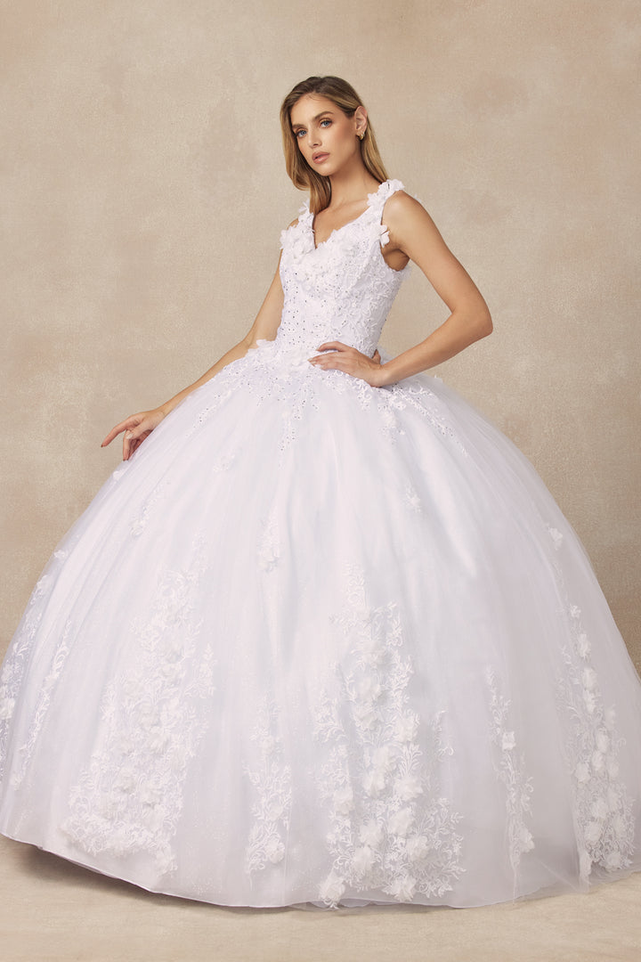 Juliet 1437W ball gown front view option 2
