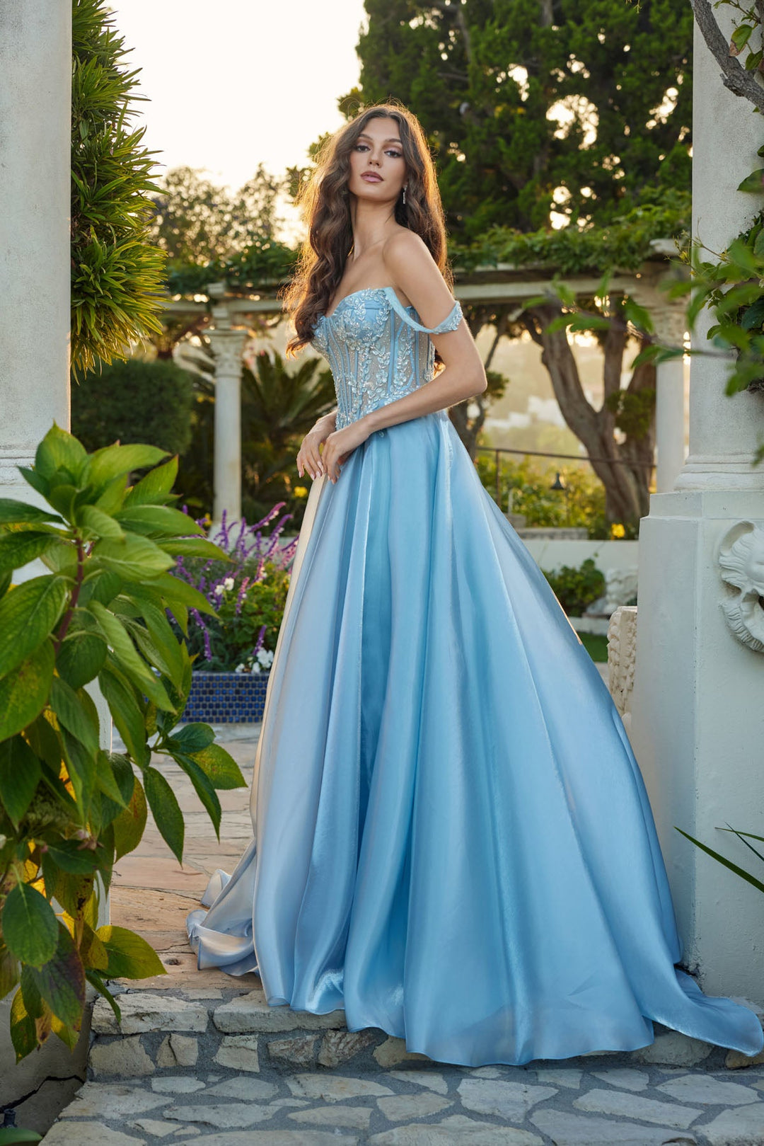 juliet formal dresses Juliet Dresses JT2728H - Long Satin Mermaid Dress