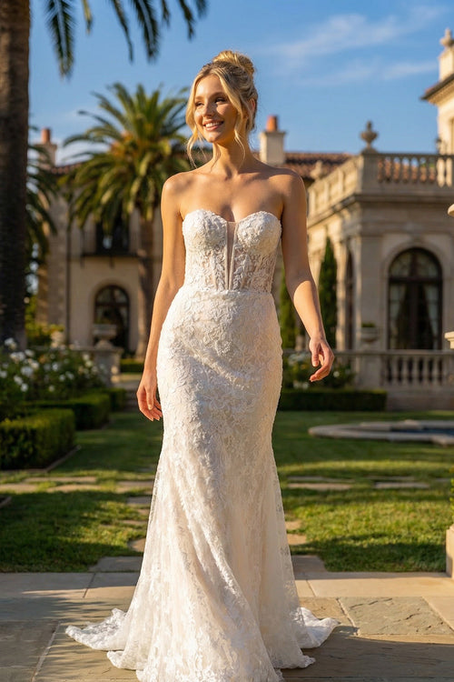 Juliet JT2667SW Strapless Mermaid Bridal Gown