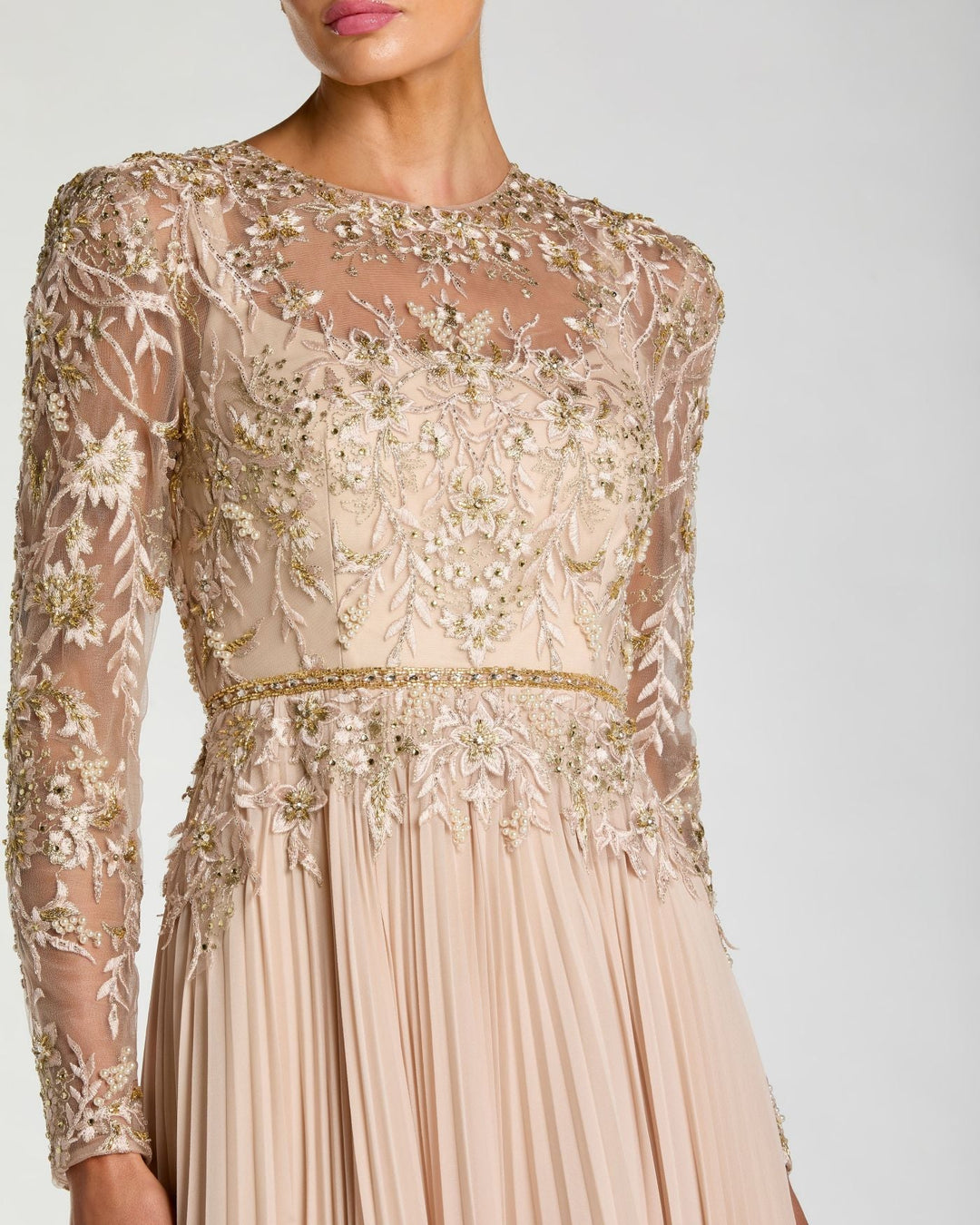 beige embellished dress ASOS DESIGN embellished sequin bandeau maxi dress in beige and mint