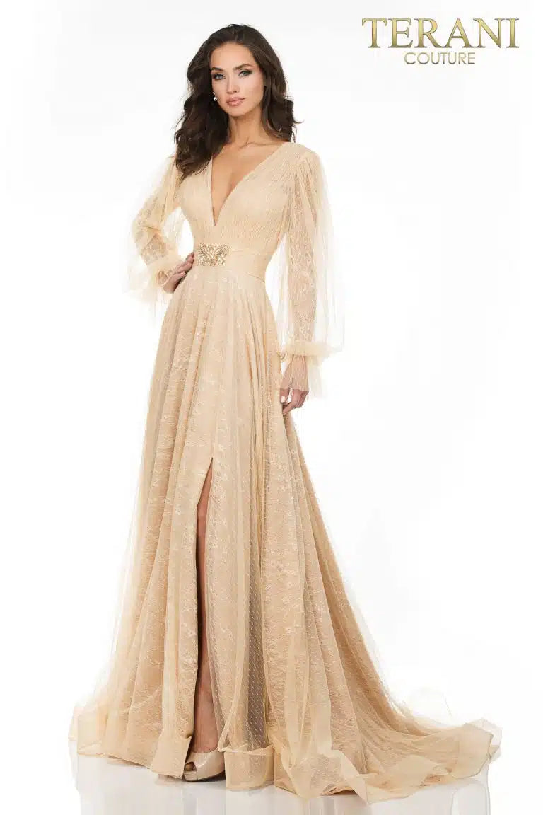 Terani Couture 1913M9414 | Long A-Line Dress Terani Couture 1913M9414 | Long A-Line Dress