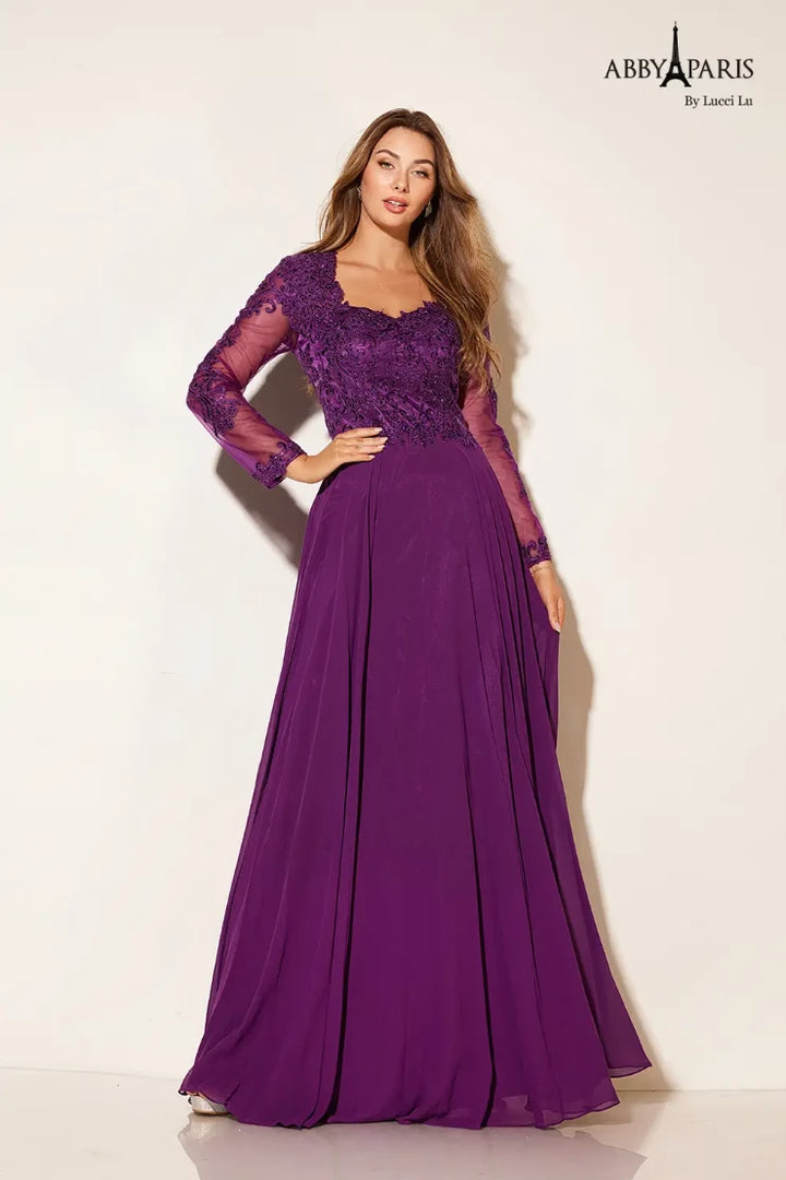 Abby Paris 96044W Dress - FOSTANI.com