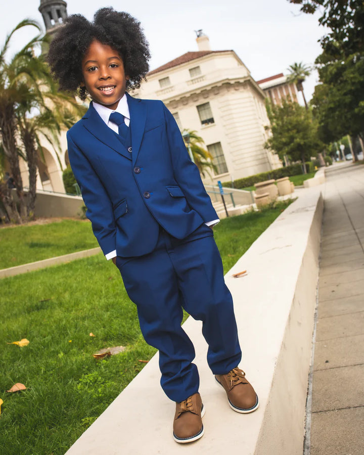 بدلة 007 النيلية من مجموعة زبدة الفول السوداني