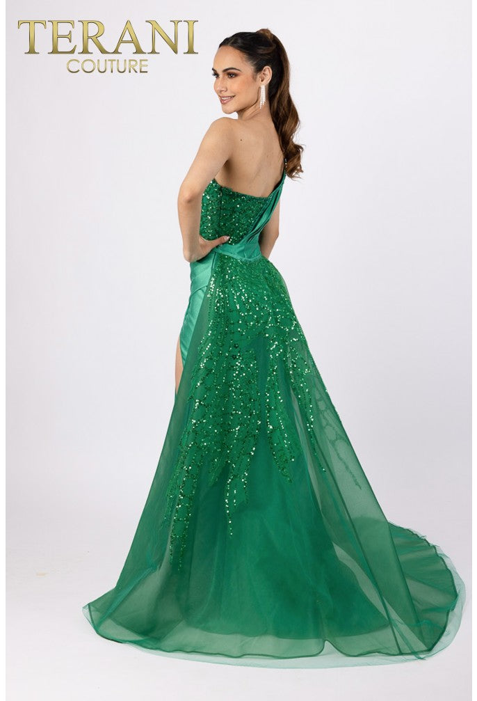 Terani 232E1229 Prom Dress - Emerald | NewYorkDress