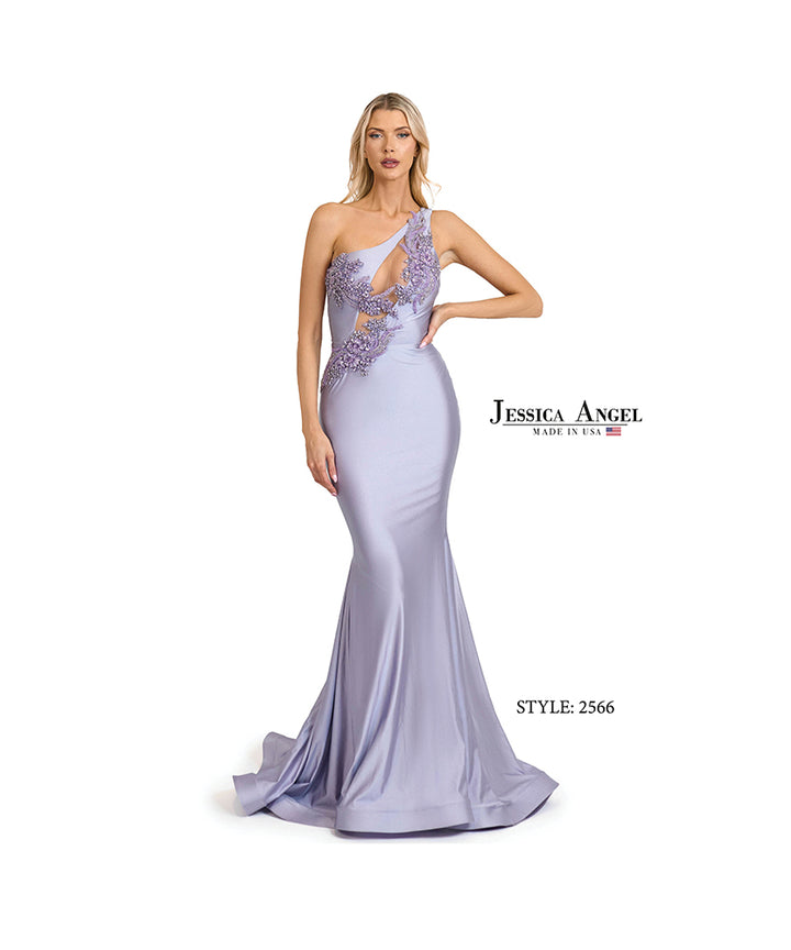 Jessica Angel 2566 cutout applique bodice front view 2