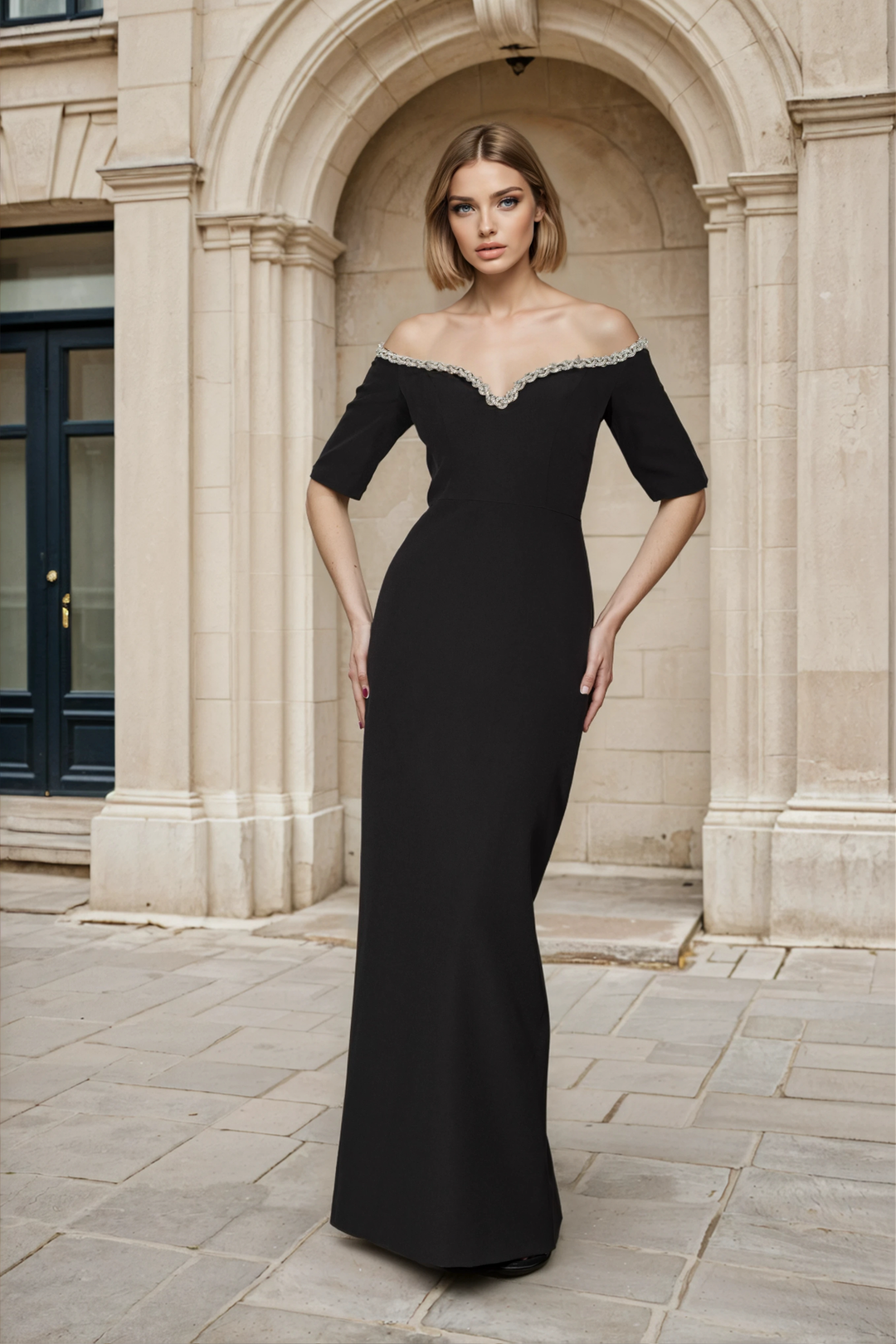 Janique 2604 Dress Black / 10