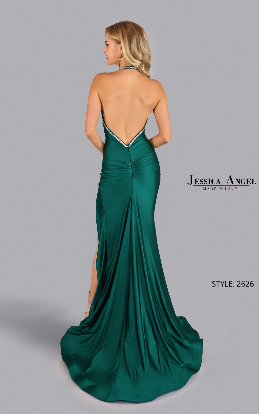 Jessica Angel 2626 low back with trim back view 7