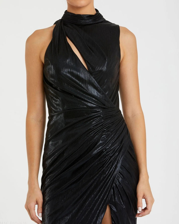 Mac Duggal 27085 High Neck Sleeveless Gown