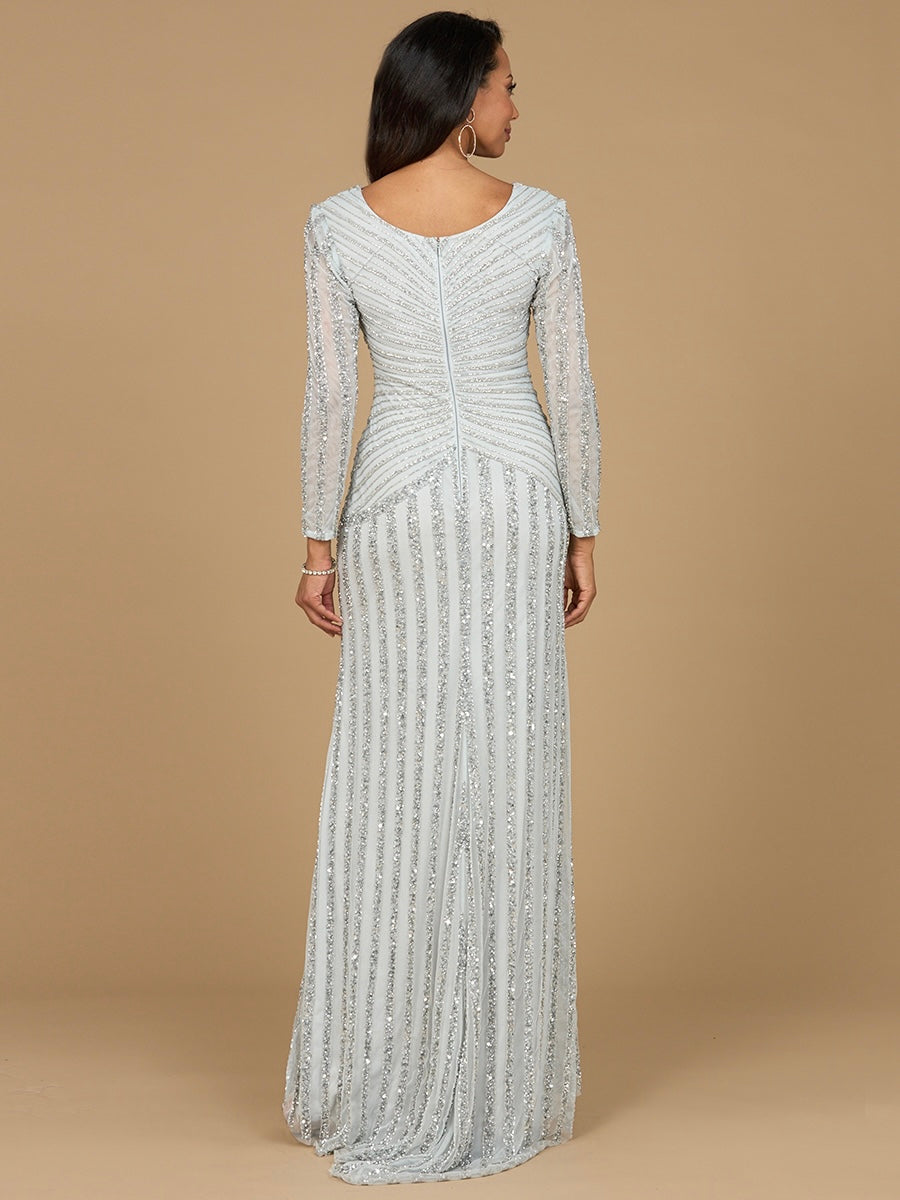 slim fit dress slacks Lara 28953 Prom Dress - Cashmere