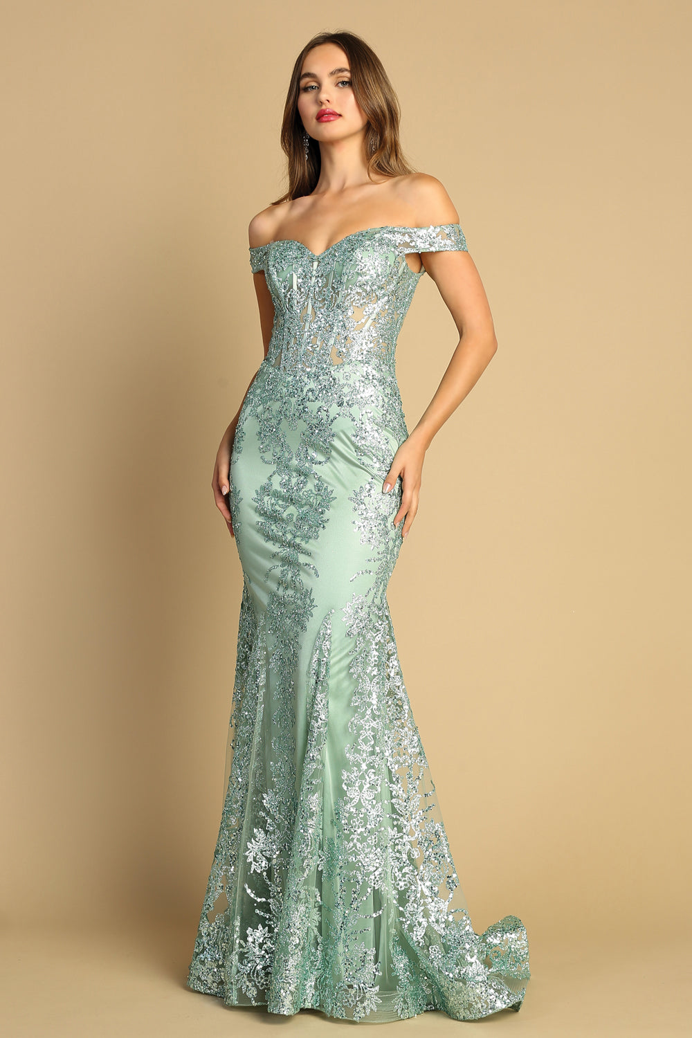 Adora 3123 Dress Sage / L