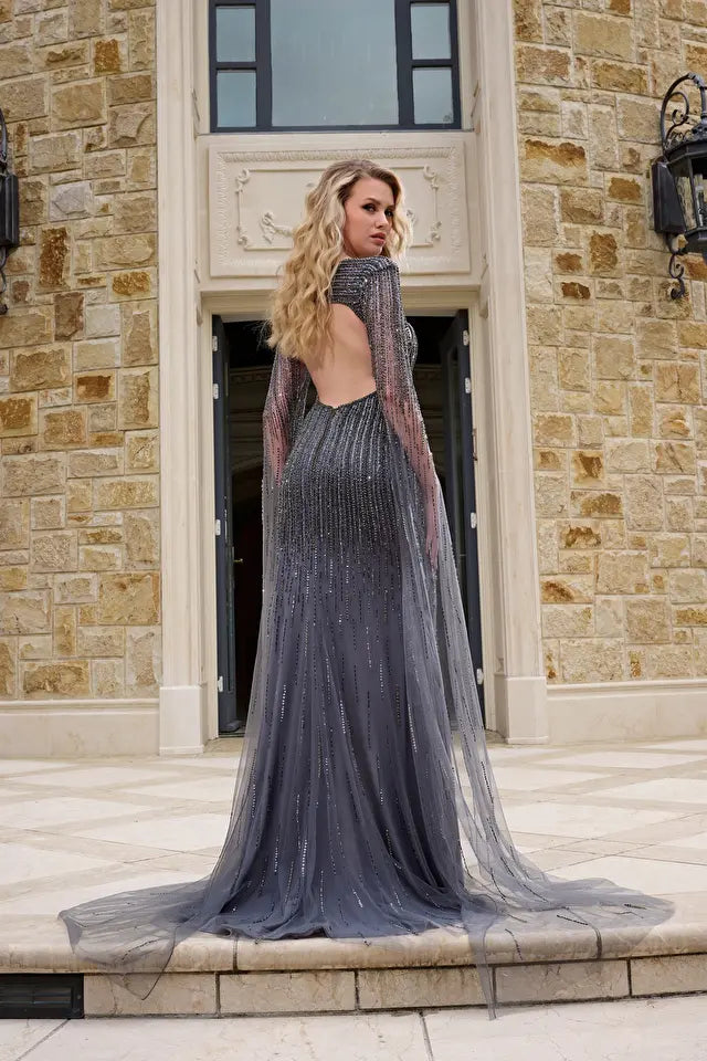 Jovani 37194 Dress GUNMETAL / 0